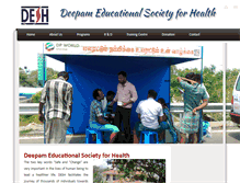 Tablet Screenshot of deshhealth.org
